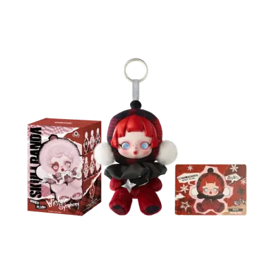 POP MART SKULLPANDA Winter Symphony Series Plush Pendant Rock On