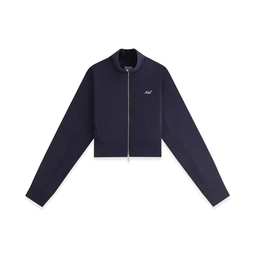 Kith Women Davin Cropped Track Zip "Ink"