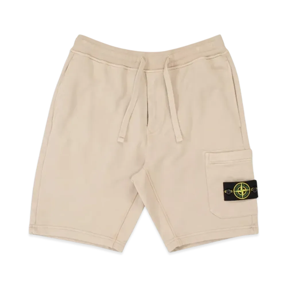 Stone Island 64651 Fleece Bermuda Shorts - 23SS "Dove Grey"