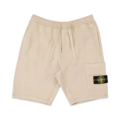 Stone Island 64651 Fleece Bermuda Shorts - 23SS "Dove Grey"