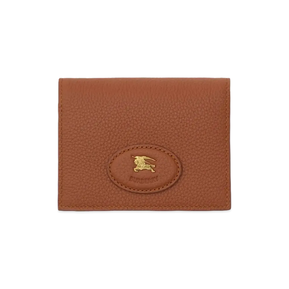 Burberry Women's Bloomsbury Folding Card Case "Ginger Orange/Gingerbread Brown"