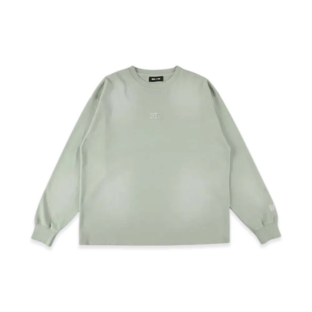 WIND AND SEA Sulfur Dyeing Logo L/S Tee "Mint"