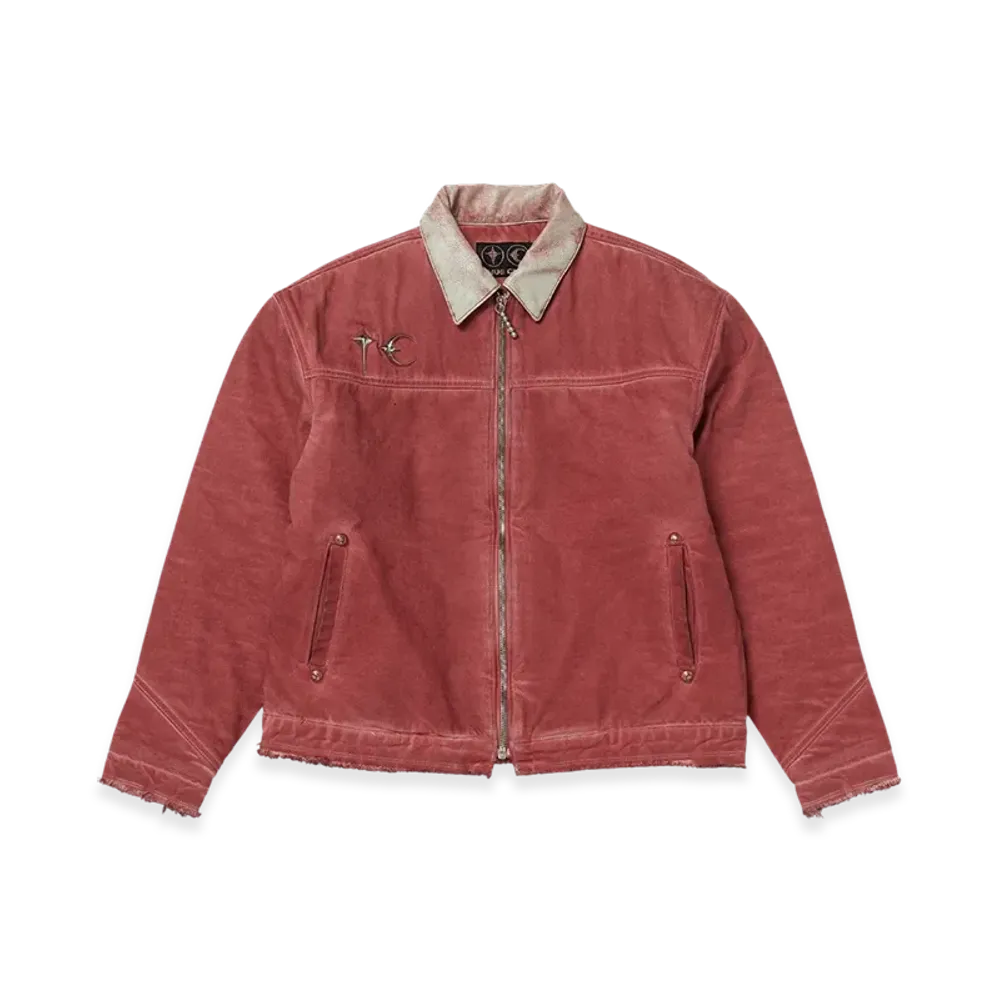 THUG CLUB TC Washed Work Jacket "Red"