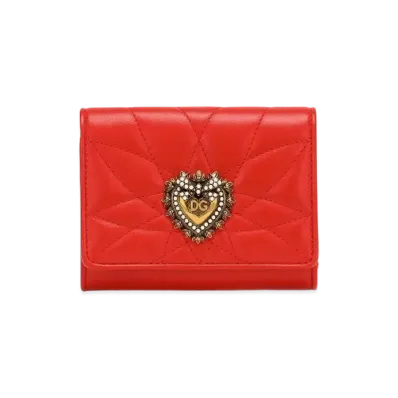 Dolce&Gabbana Devotion Continental Wallet Small Matrassenupa "Orange"