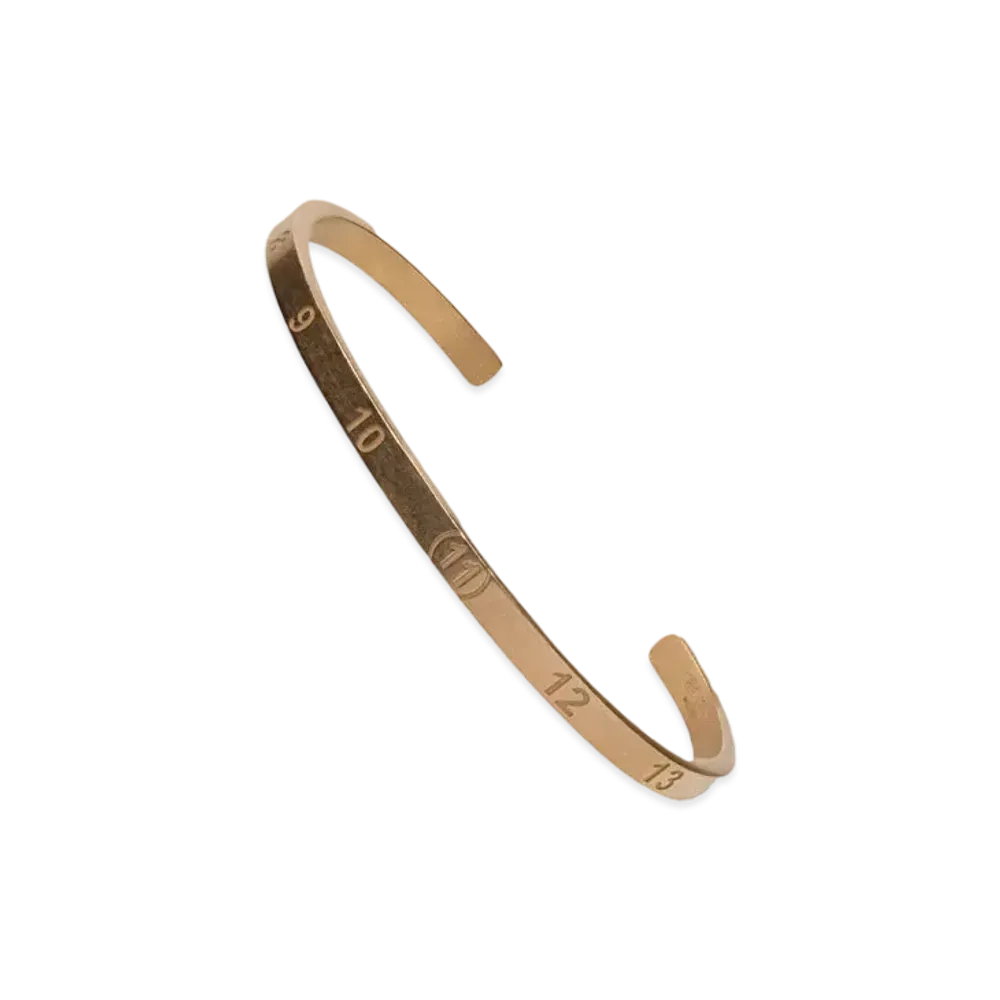 Maison Margiela Numerical Slim Cuff Bracelet "Yellow"