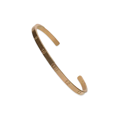 Maison Margiela Numerical Slim Cuff Bracelet "Yellow"