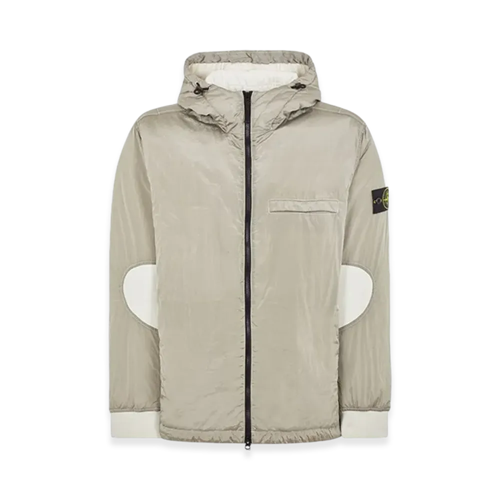 Stone Island 42819 Nylon Metal in Econyl Regenerated Nylon with Primaloft TC Hooded Blouson - 23FW "Stucco"