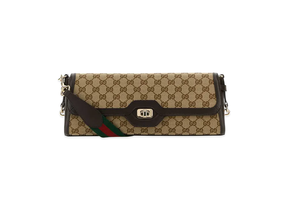 GUCCI Women's Original GG Fabric Medium Luce Shoulder Bag "Beige"