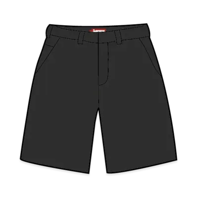 Supreme Work Short "Black" (25SS)