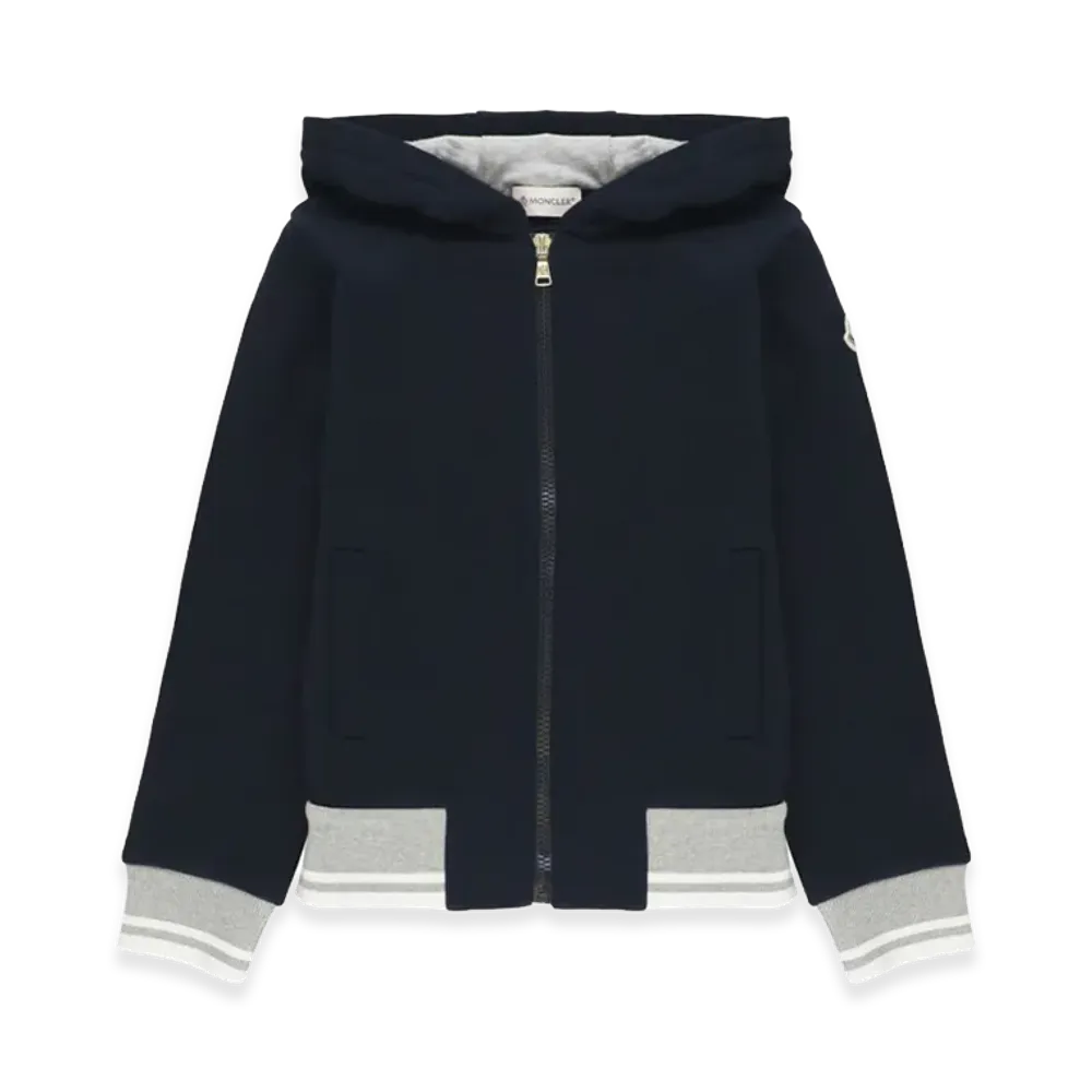 MONCLER Kids Logo Hoodie "Blue"
