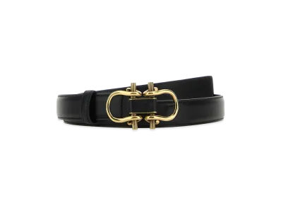 Bottega Veneta Women's Leather Belt "Black"