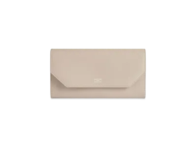 BALENCIAGA Envelope Long Wallet with Card Holder Smooth Calfskin Japan Exclusive "Greige"