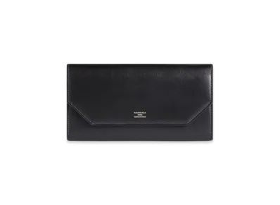BALENCIAGA Envelope Long Wallet Card Holder "Black"