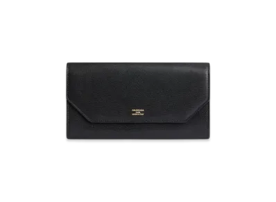 BALENCIAGA Envelope Long Wallet Card Holder "Black"