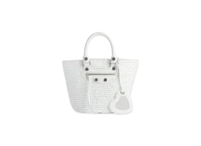 BALENCIAGA Le Cagole Small Panier "White"
