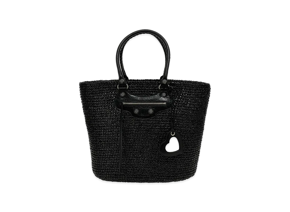BALENCIAGA Women's 'Le Cagole Panier' Large Shopping Bag "Black"