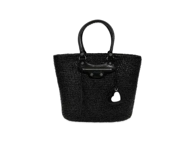 BALENCIAGA Women's 'Le Cagole Panier' Large Shopping Bag "Black"