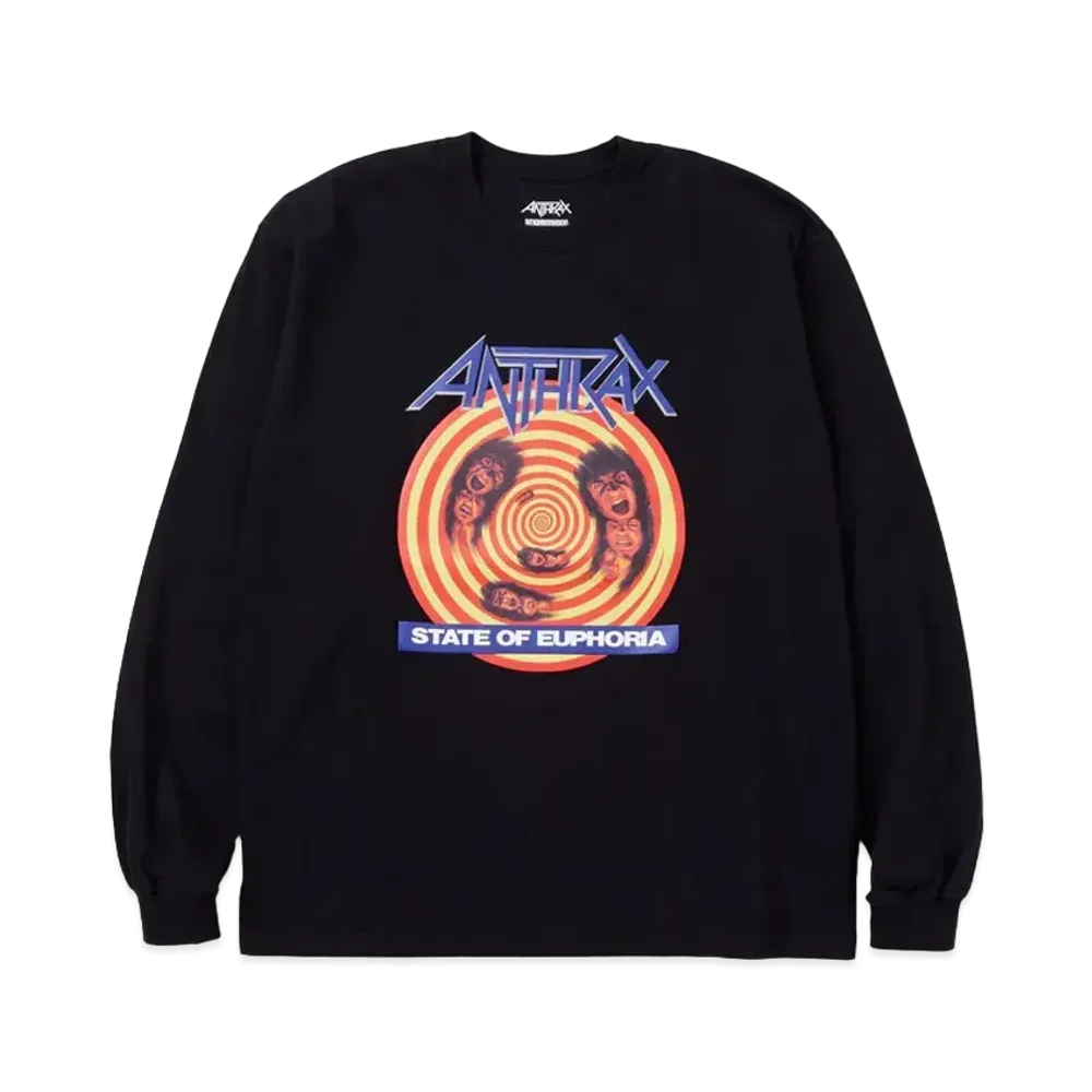 NEIGHBORHOOD x ANTHRAX Tee LS-1 "Black"