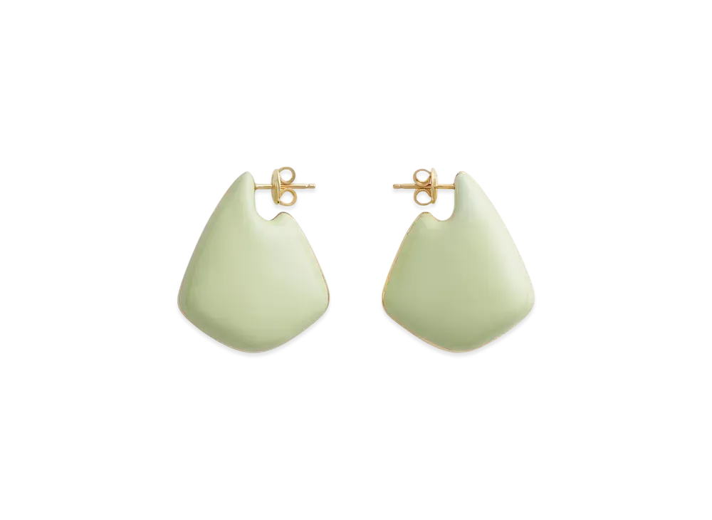 Bottega Veneta Small Fin Earrings "Ice Cream"