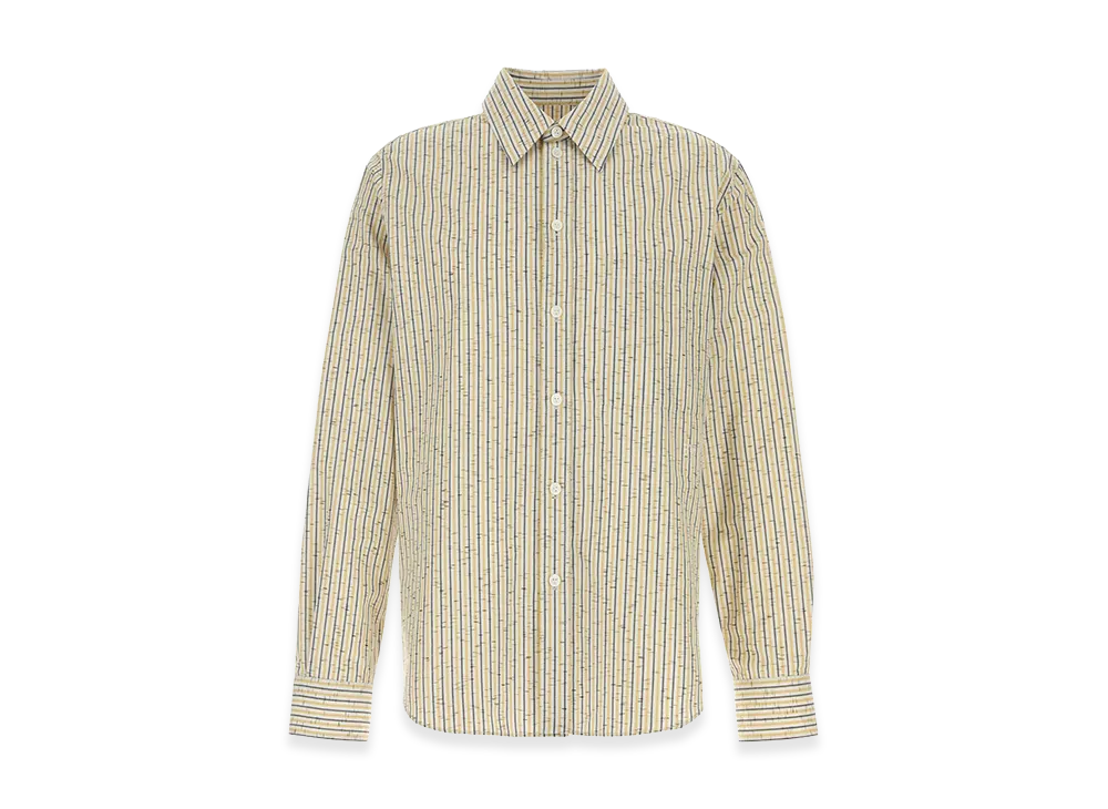 Bottega Veneta Embroidered Cotton Blend Shirt "Multicolor"