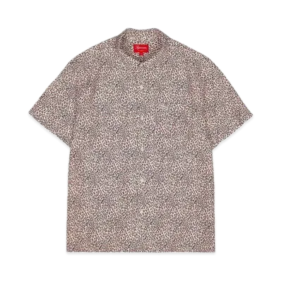 Supreme Leopard Silk S/S Shirt "Pink"