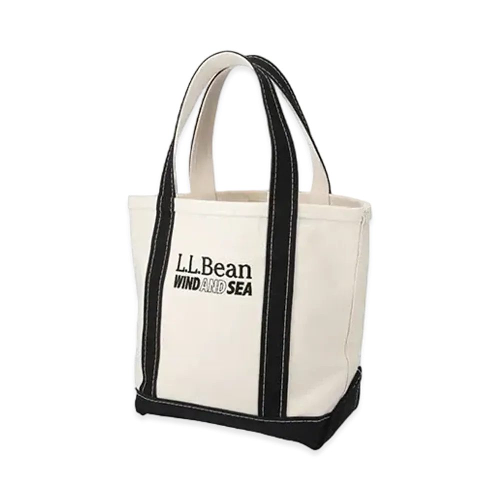 WIND AND SEA x L.L.BEAN Boat and Tote Small "Black Trim"