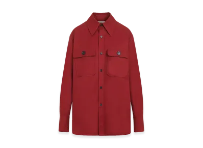 Saint Laurent Women's Cotton Shirt "Red"