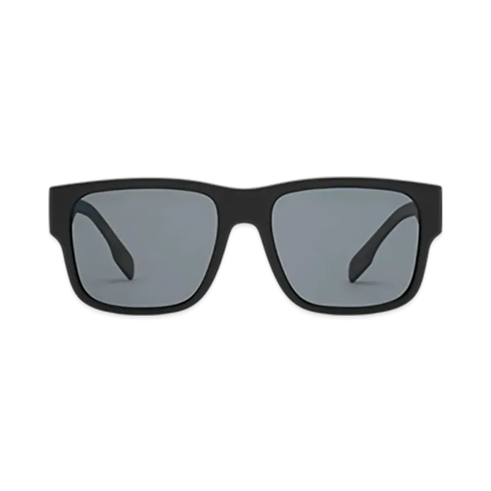 Burberry Logo Detail Square Frame Sunglasses "Black"