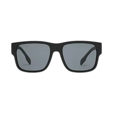 Burberry Logo Detail Square Frame Sunglasses "Black"