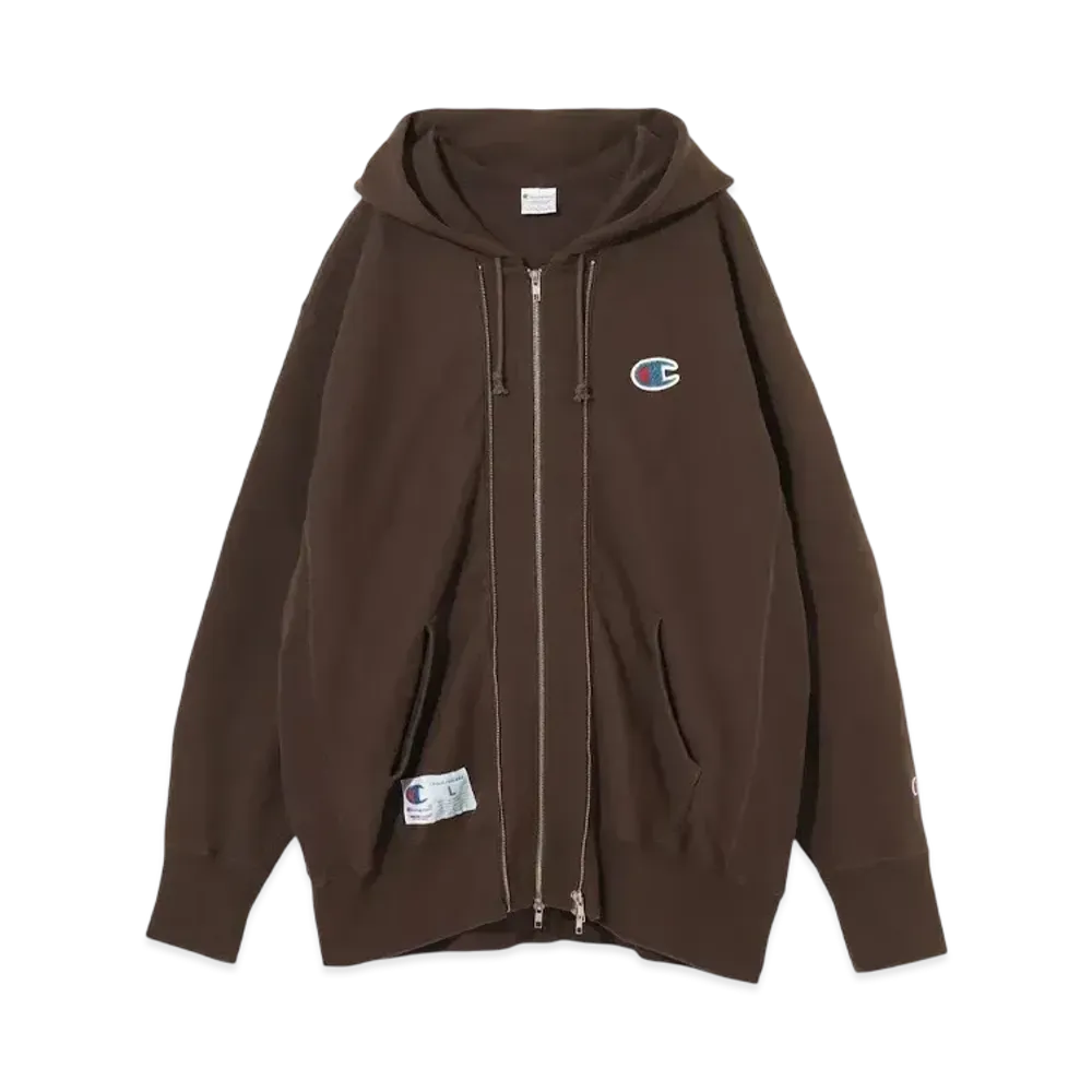 Champion x UNDERCOVER Reverse Weave Zip Hooded Sweatshirt "Dark Brown"