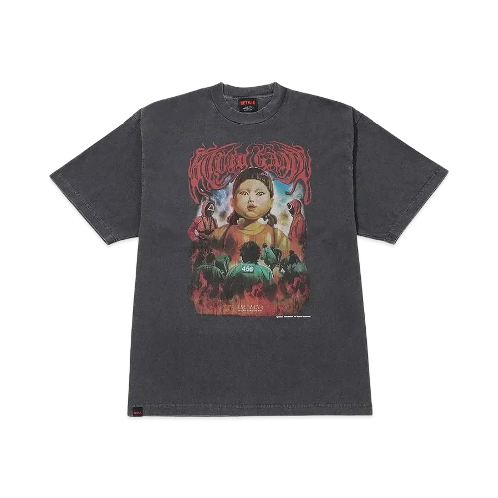NETFLIX Squid Game Season 2 Original Graphic SS T-Shirt (YOUNG-HEE) "Sumikuro"