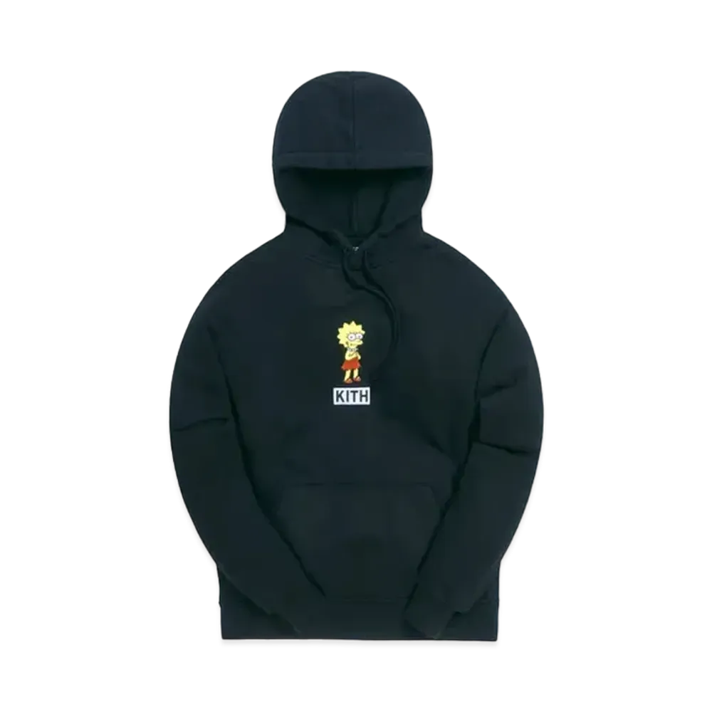 Kith The Simpsons Lisa Logo Hoodie "Black"
