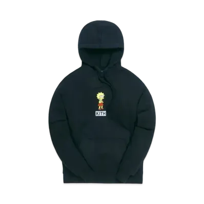 Kith The Simpsons Lisa Logo Hoodie "Black"