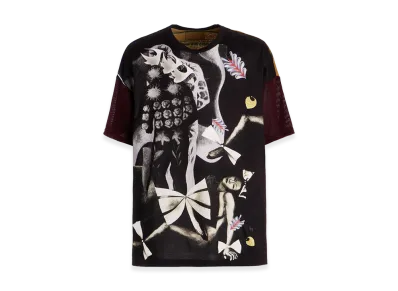 Ground Y x Taro Okamoto Patchwork T-shirts Collage Type:A "Brown"