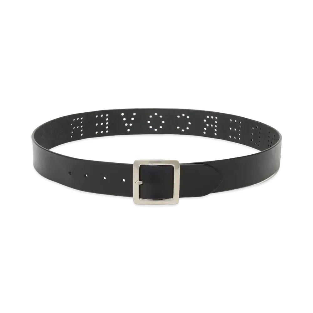 UNDERCOVER Howe Hide Leather Belt "Black"