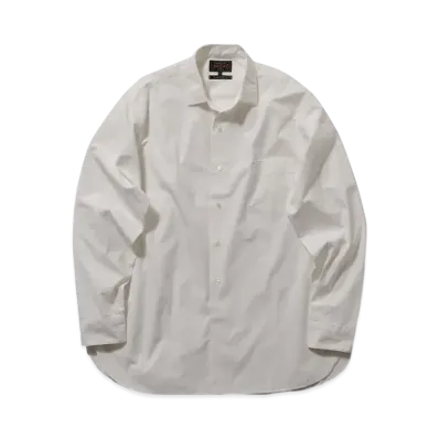 BEAMS REG Collar 120/3 Broad Classic Fit "White"