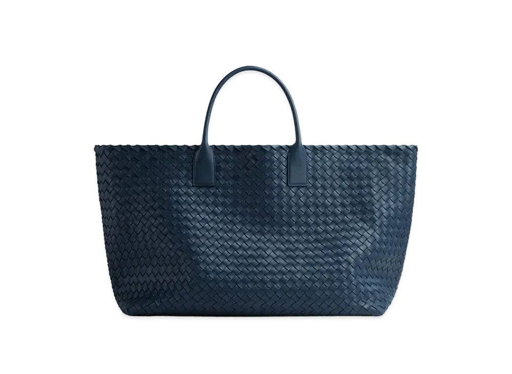 Bottega Veneta Maxi Cabat "Deep Blue"