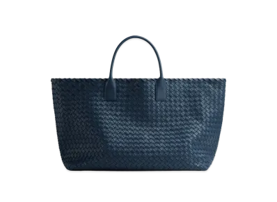 Bottega Veneta Maxi Cabat "Deep Blue"