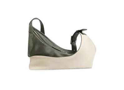 Bottega Veneta Small Zigzag "Greige/Crocodile"