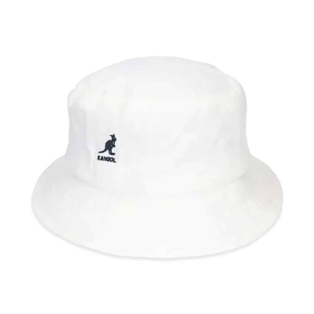 Kangol Washed Bucket "White/Navy"