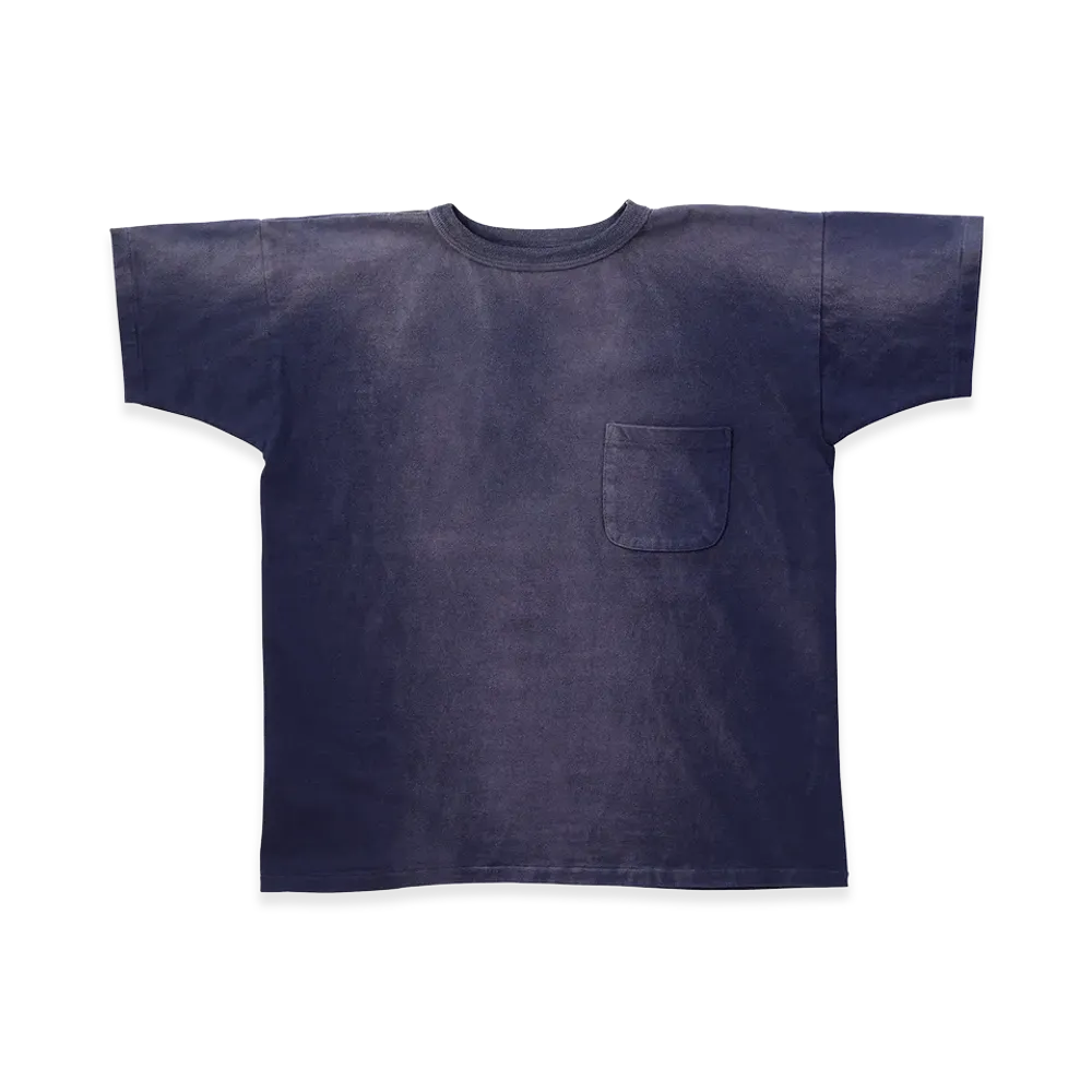 T.T Taiga Takahashi LOT.601 Tee Shirt "Bleached Navy"