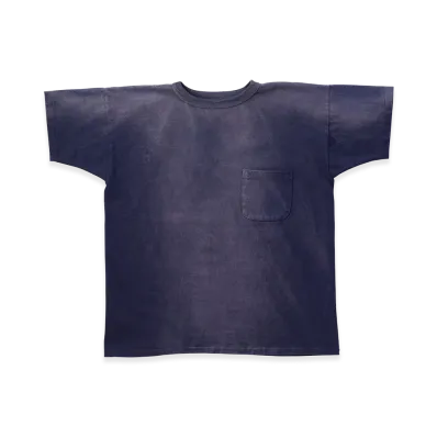 T.T Taiga Takahashi LOT.601 Tee Shirt "Bleached Navy"