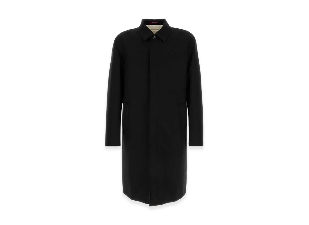 GUCCI Wool Coat "Black"