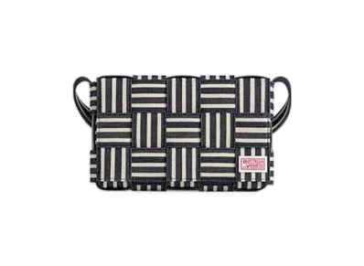 Bottega Veneta Cassette "Navy/White/Black"