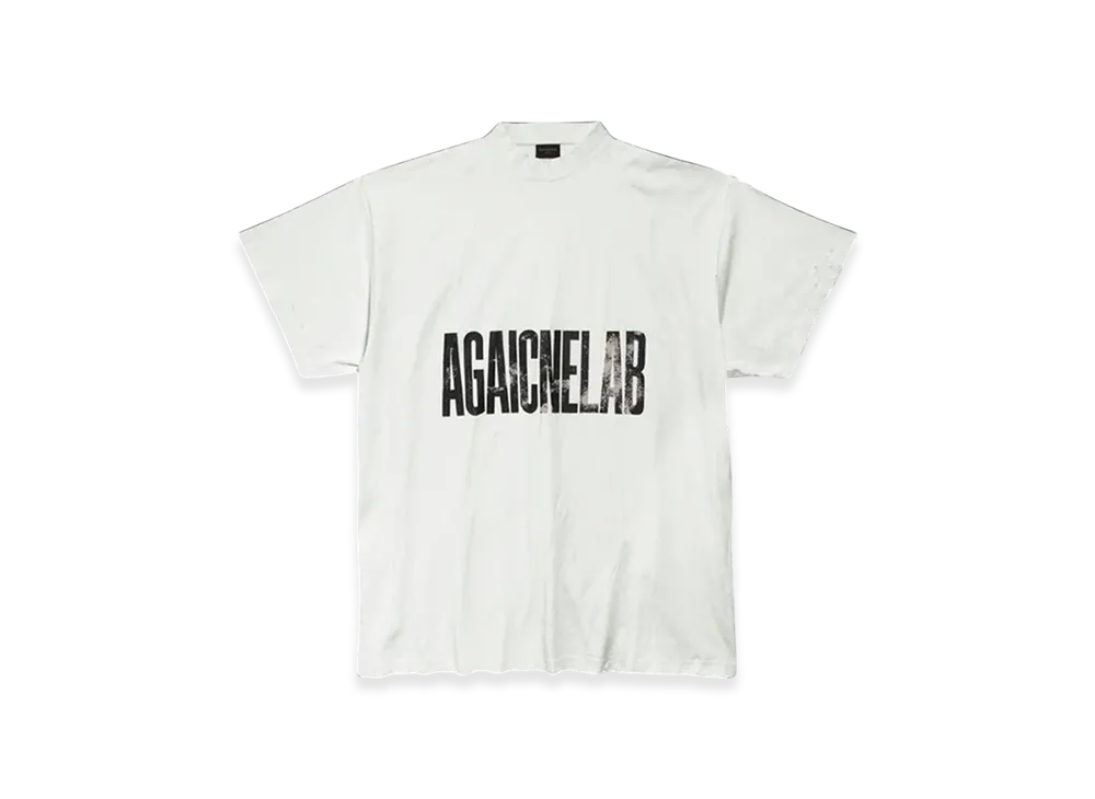 BALENCIAGA Agaicnelab T-Shirt Oversized Fit "White"