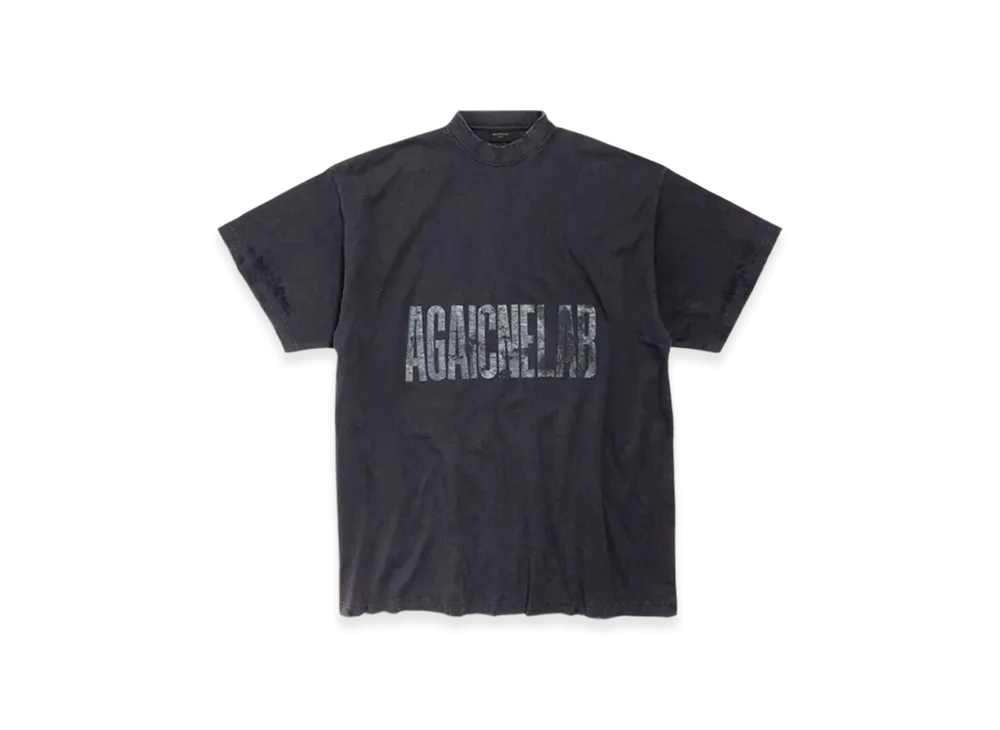 BALENCIAGA Agaicnelab T-Shirt Oversized Fit "Black"