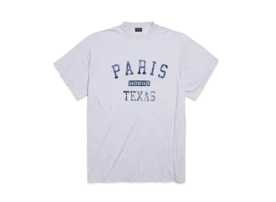BALENCIAGA Paris, France T-Shirt Oversized in Thin Jersey "Heather Grey"