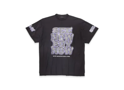 BALENCIAGA SNBN Inside Out Oversized T-Shirt "Black"