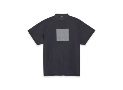BALENCIAGA Text Block Inside-Out T-Shirt Oversized "Black White"