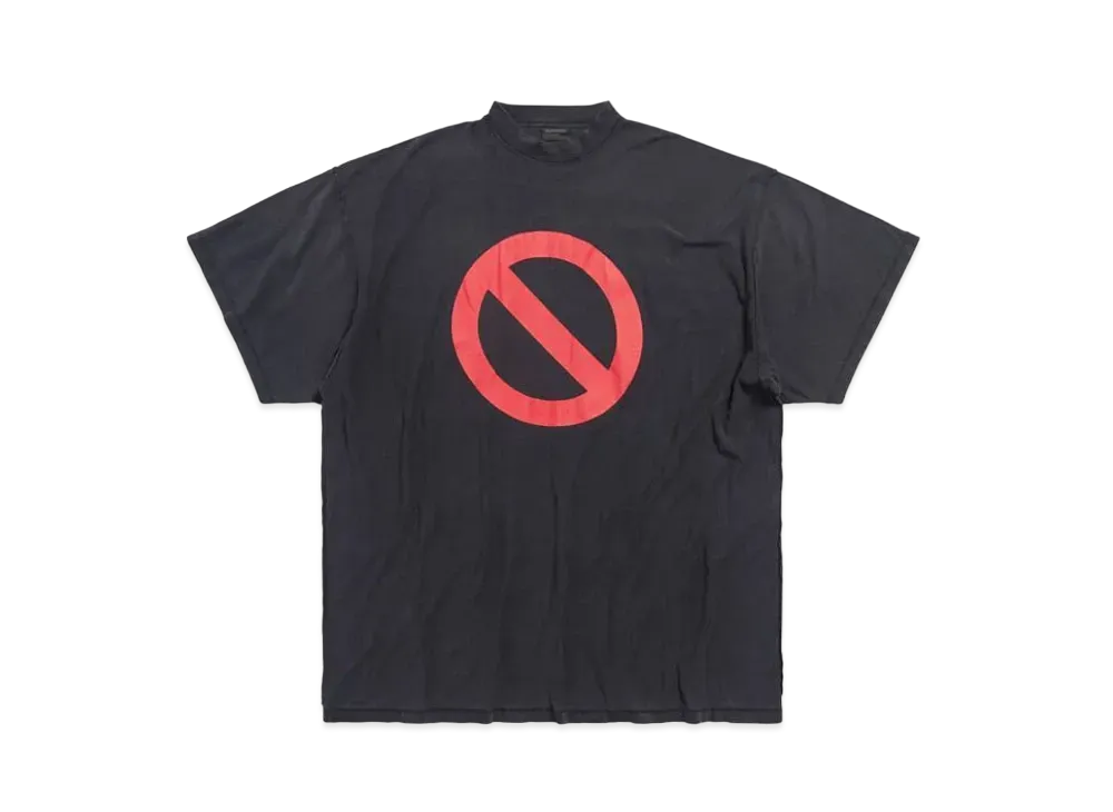 バレンシアガ メンズ バレンシアガ ミュージック | BFRND シリーズ コネクテッド インサイドアウト Tシャツ オーバーサイズ "ブラック" 787358TQVG81083